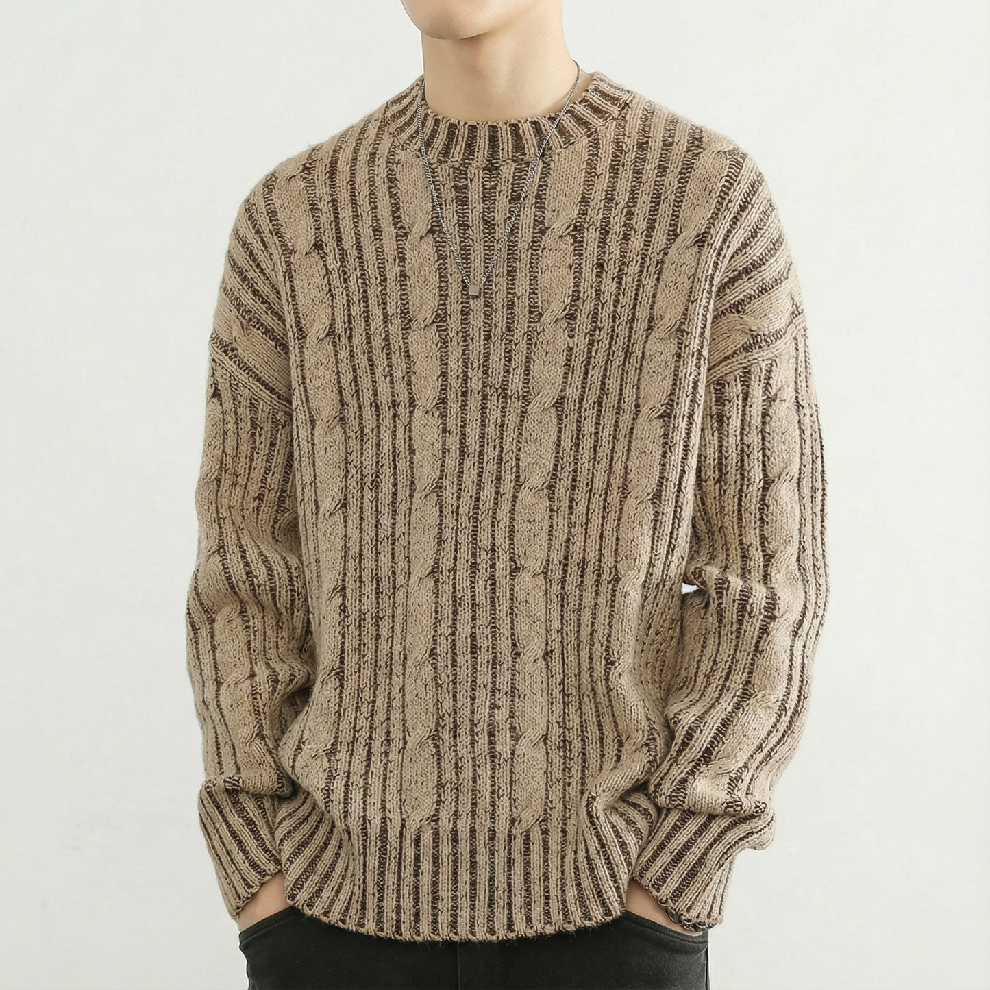 Alex Cashmere Cable Knit Sweater