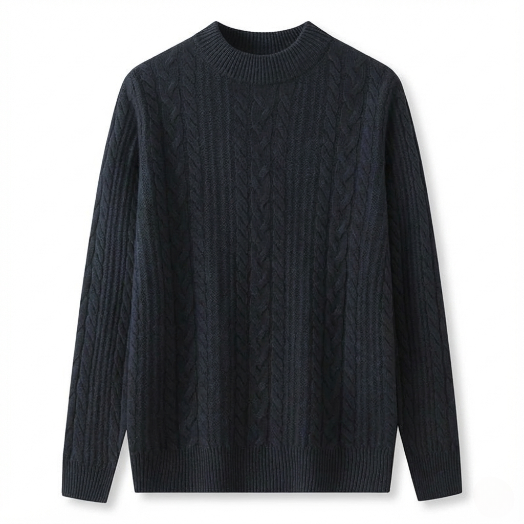 Spence Cashmere Cable Knit Sweater