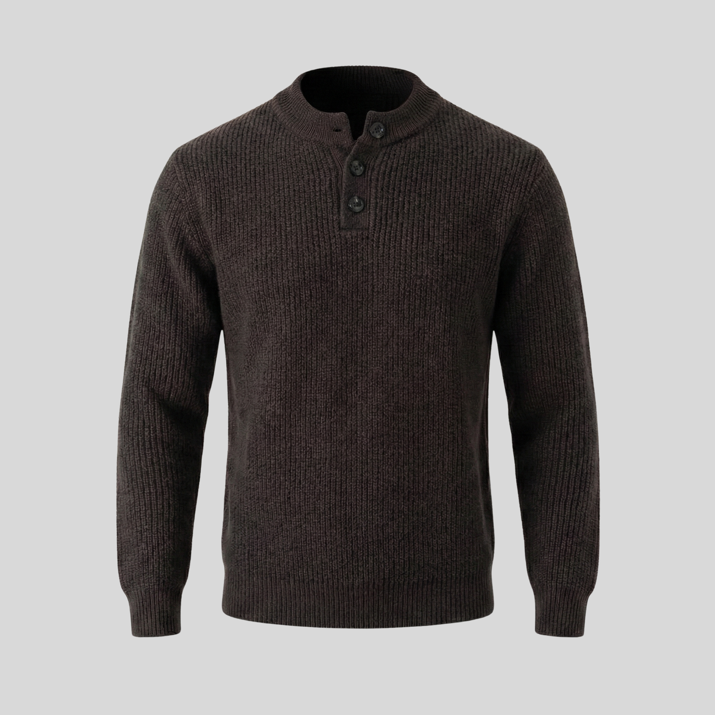 Ravello Ribbed Henley Sweater