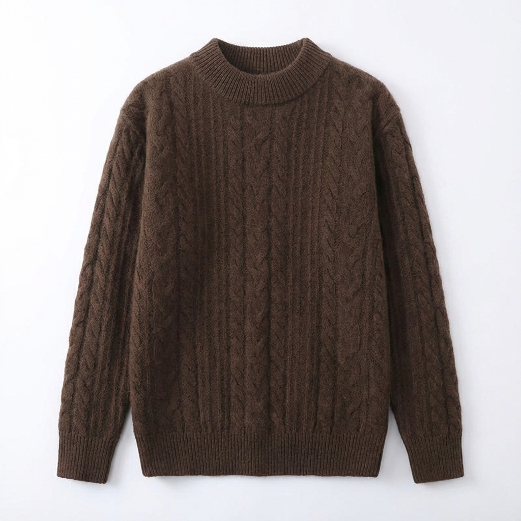 Spence Cashmere Cable Knit Sweater