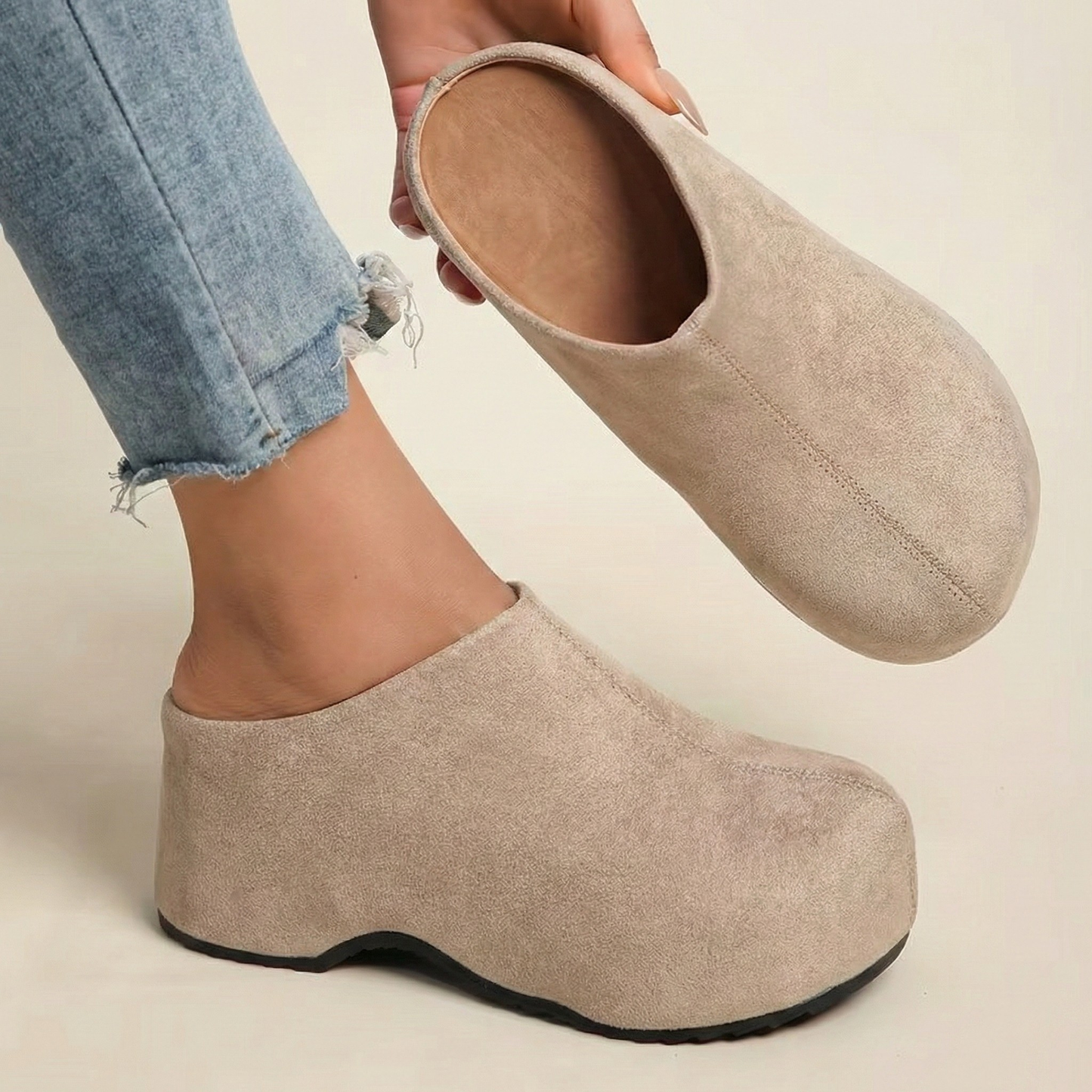 Apres Suede Comfort Clogs