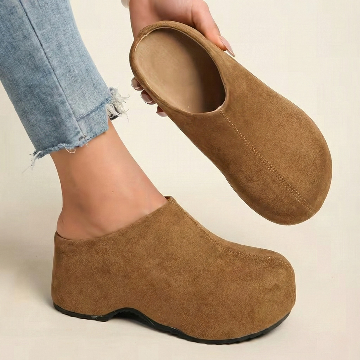Apres Suede Comfort Clogs