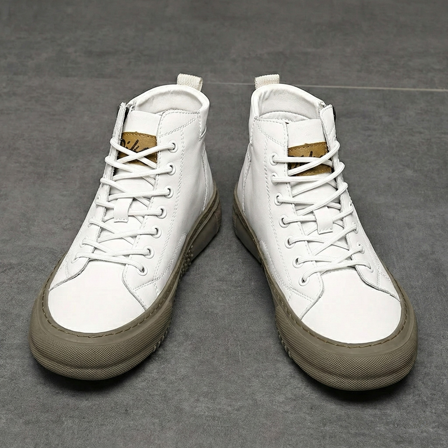 Regent Leather High-Top Sneakers