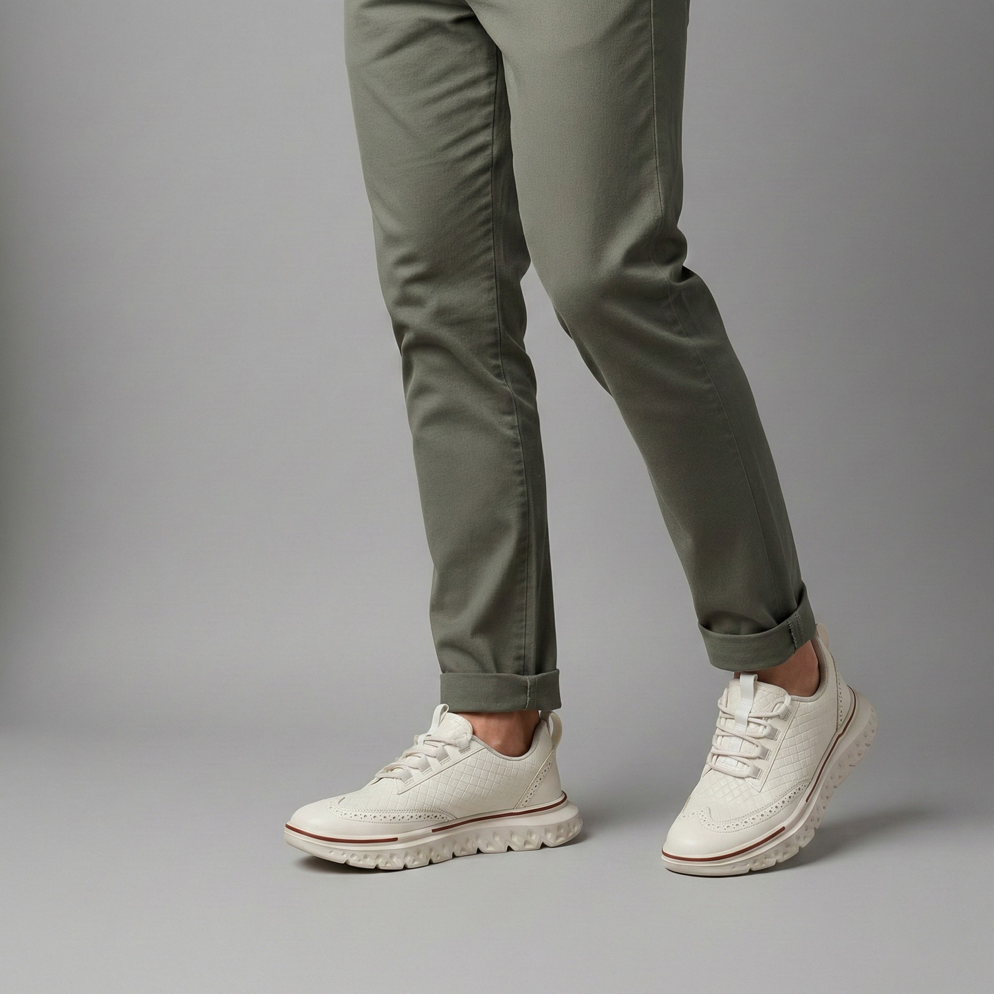 Grant Woven Leather Sneakers