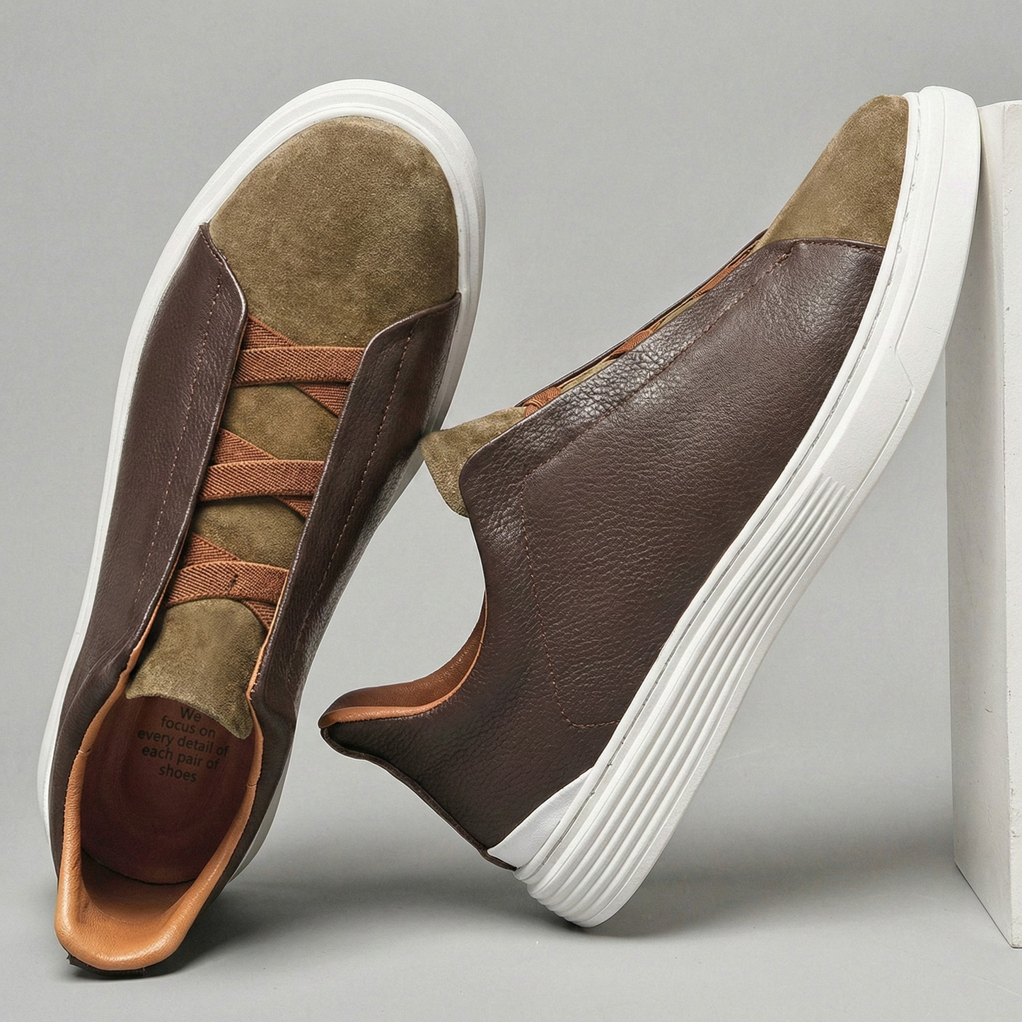 Sebastien Leather & Suede Sneakers