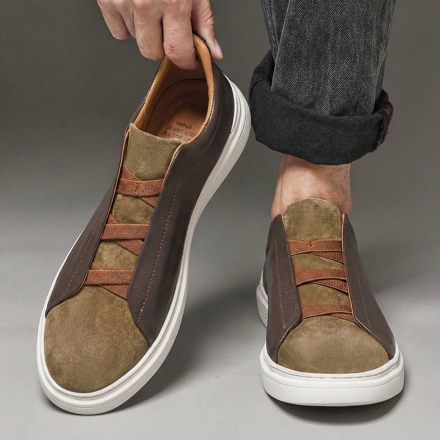 Sebastien Leather & Suede Sneakers