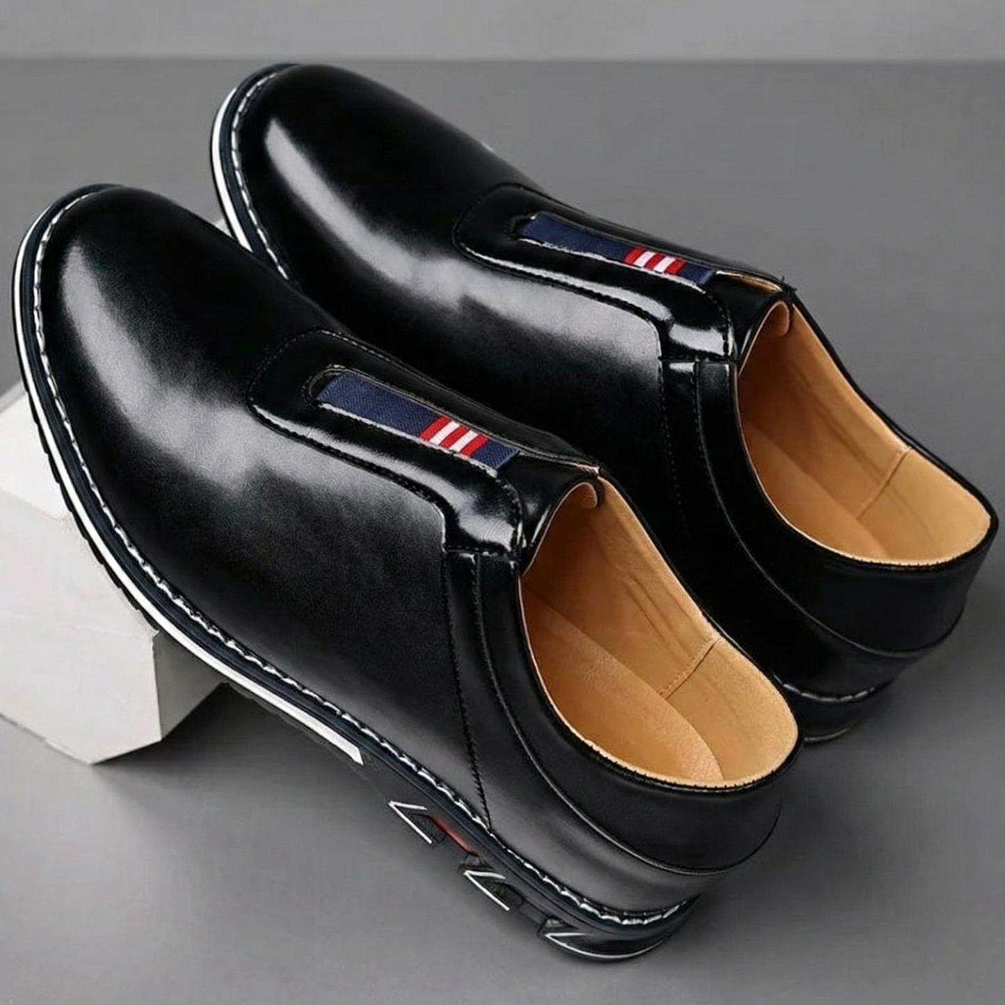 Monarch Leather Slip-On Shoes
