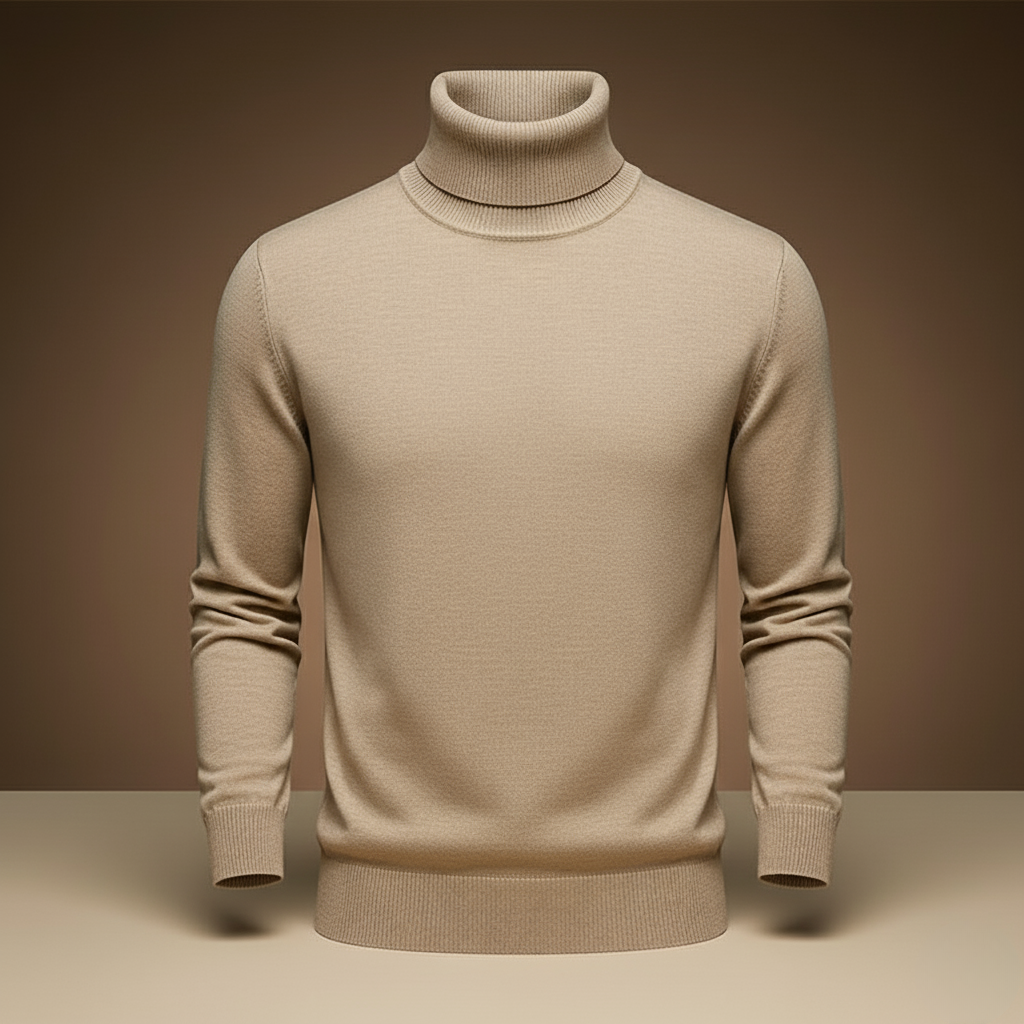 Classic Cashmere-Blend Turtleneck