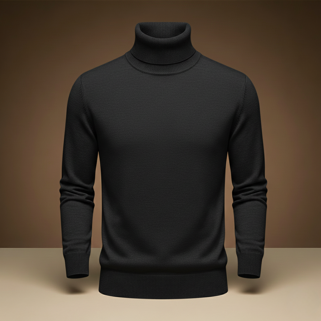 Classic Cashmere-Blend Turtleneck
