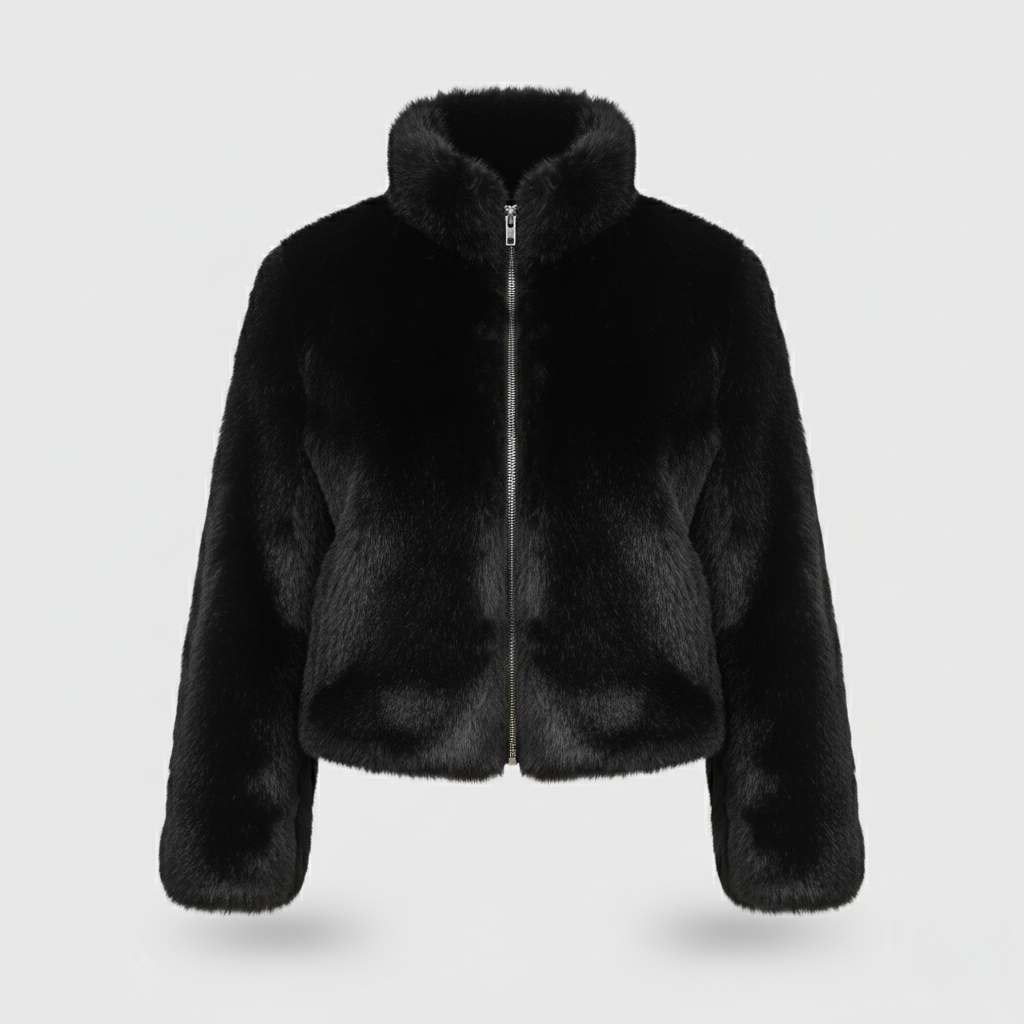 Plush Faux Fur Jacket