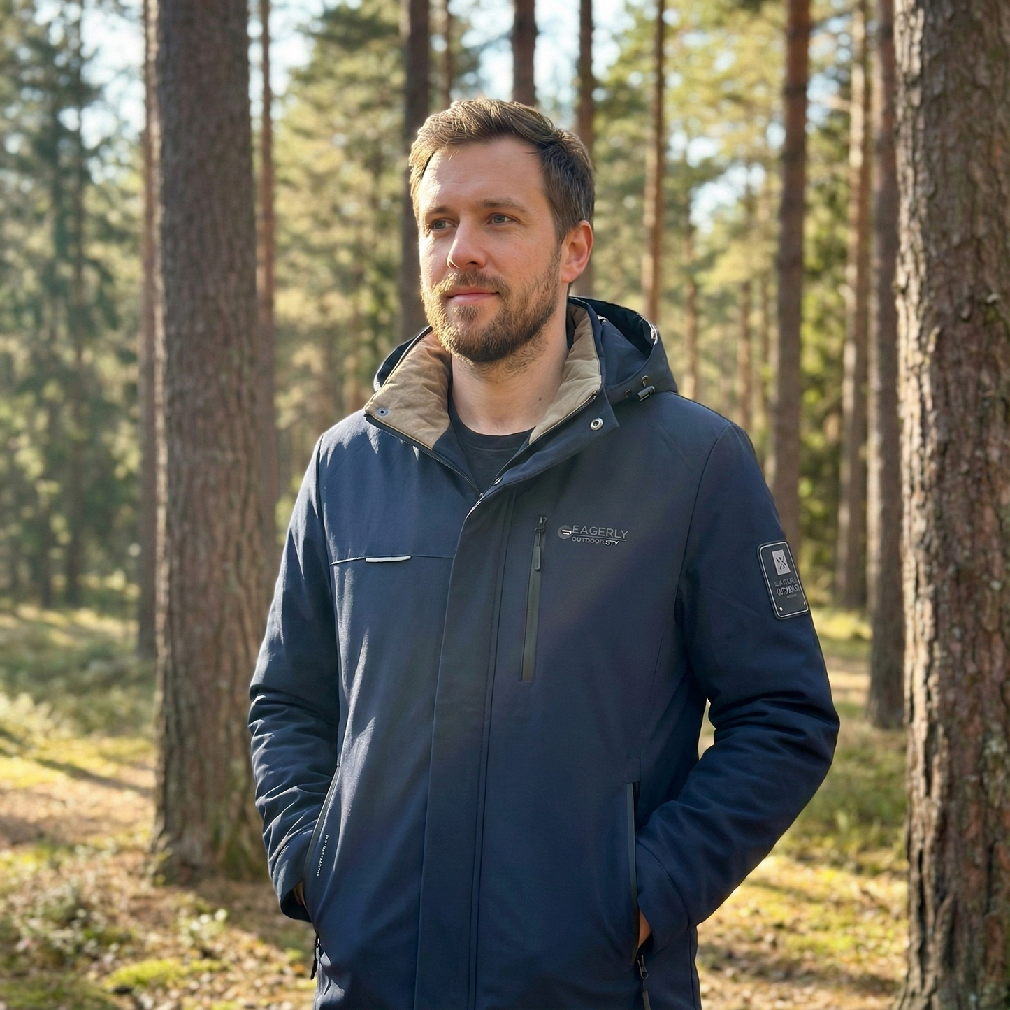 Eagerly Hooded Down Jacket