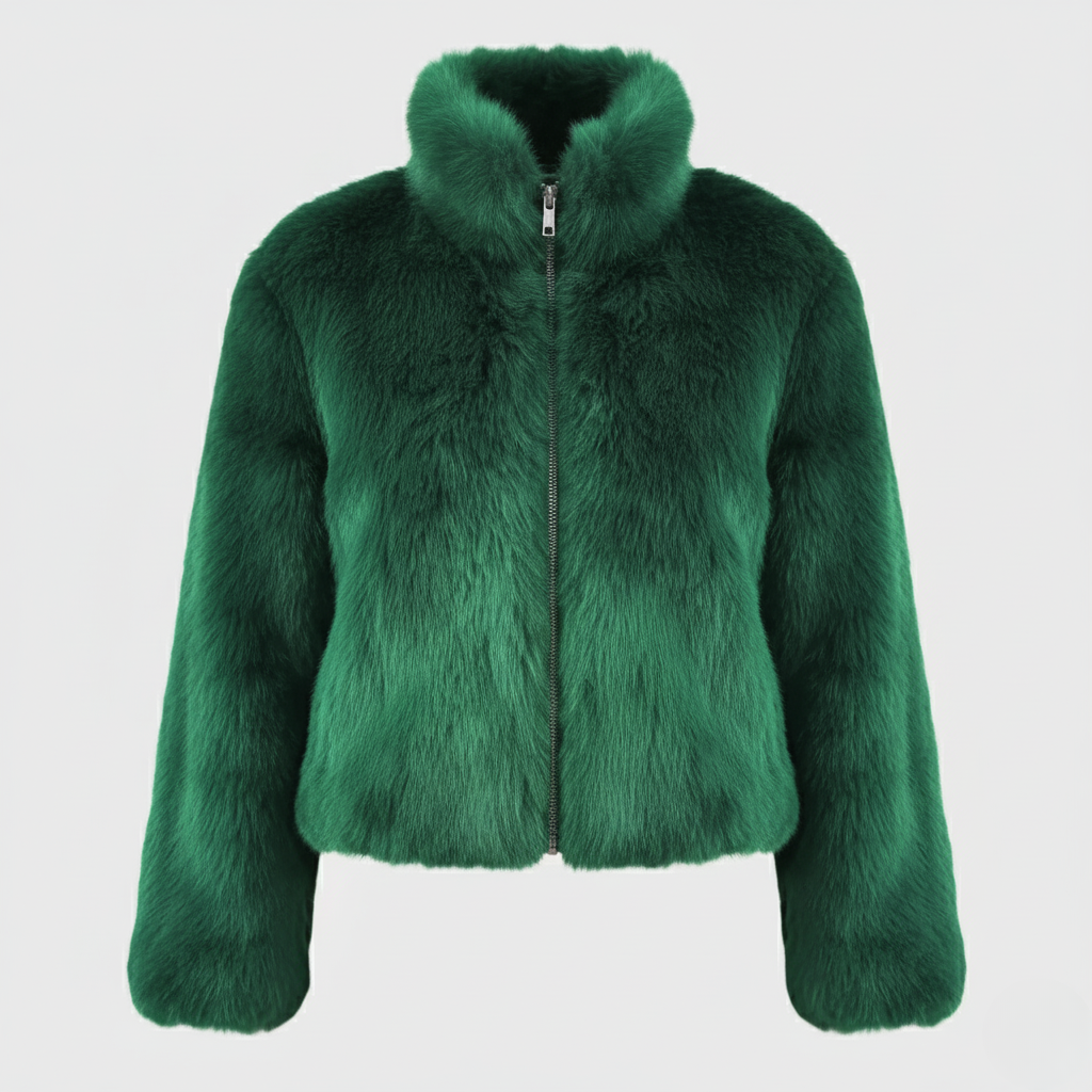 Plush Faux Fur Jacket