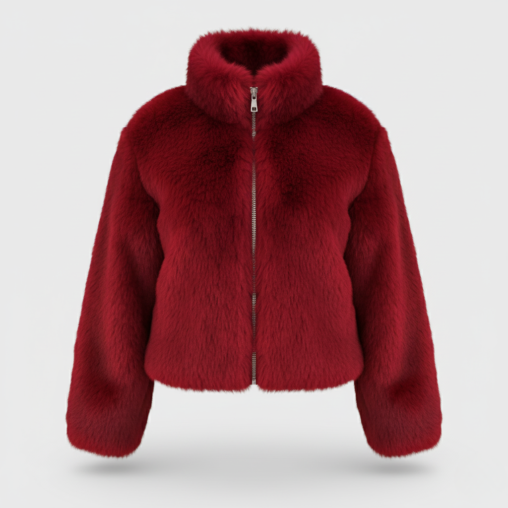 Plush Faux Fur Jacket