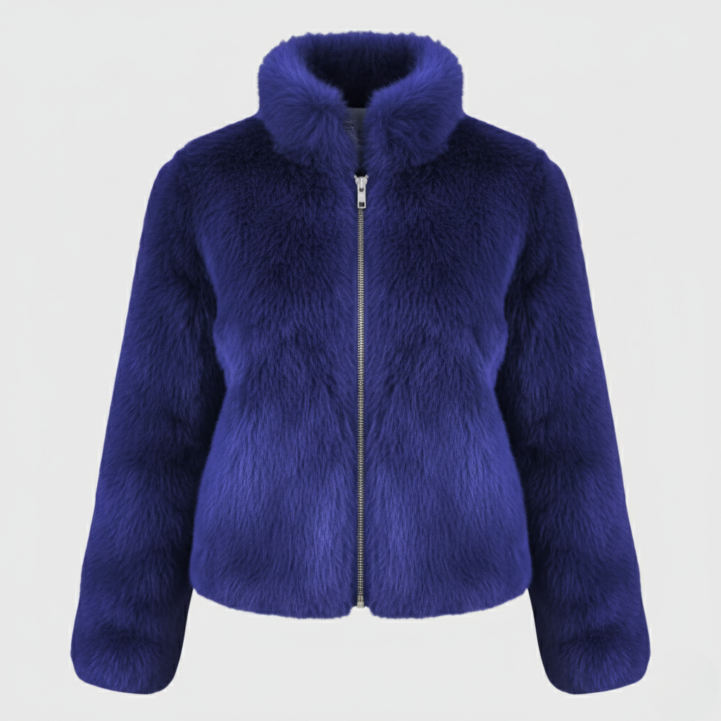 Plush Faux Fur Jacket