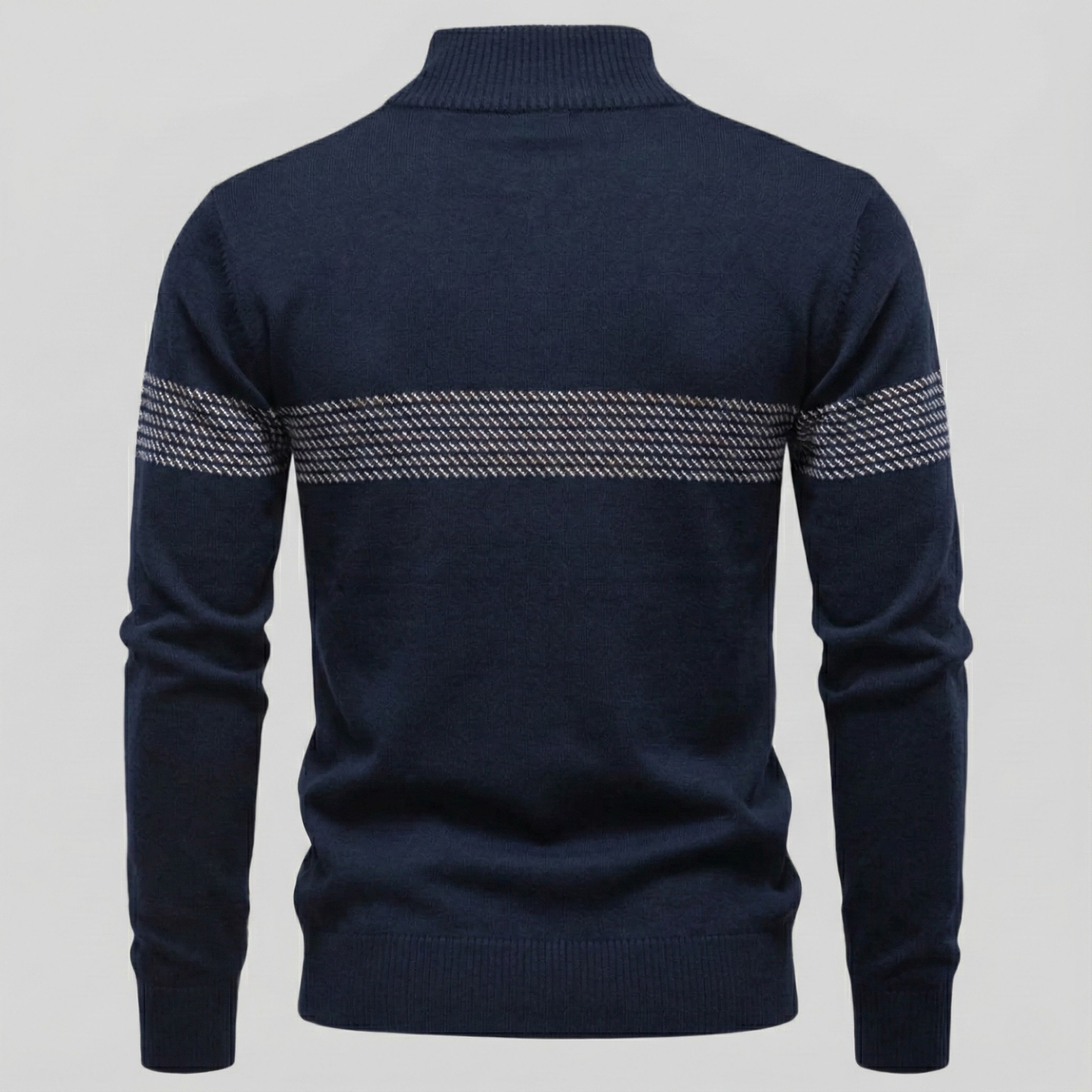 Fabio Quarter Zip Knit Sweater
