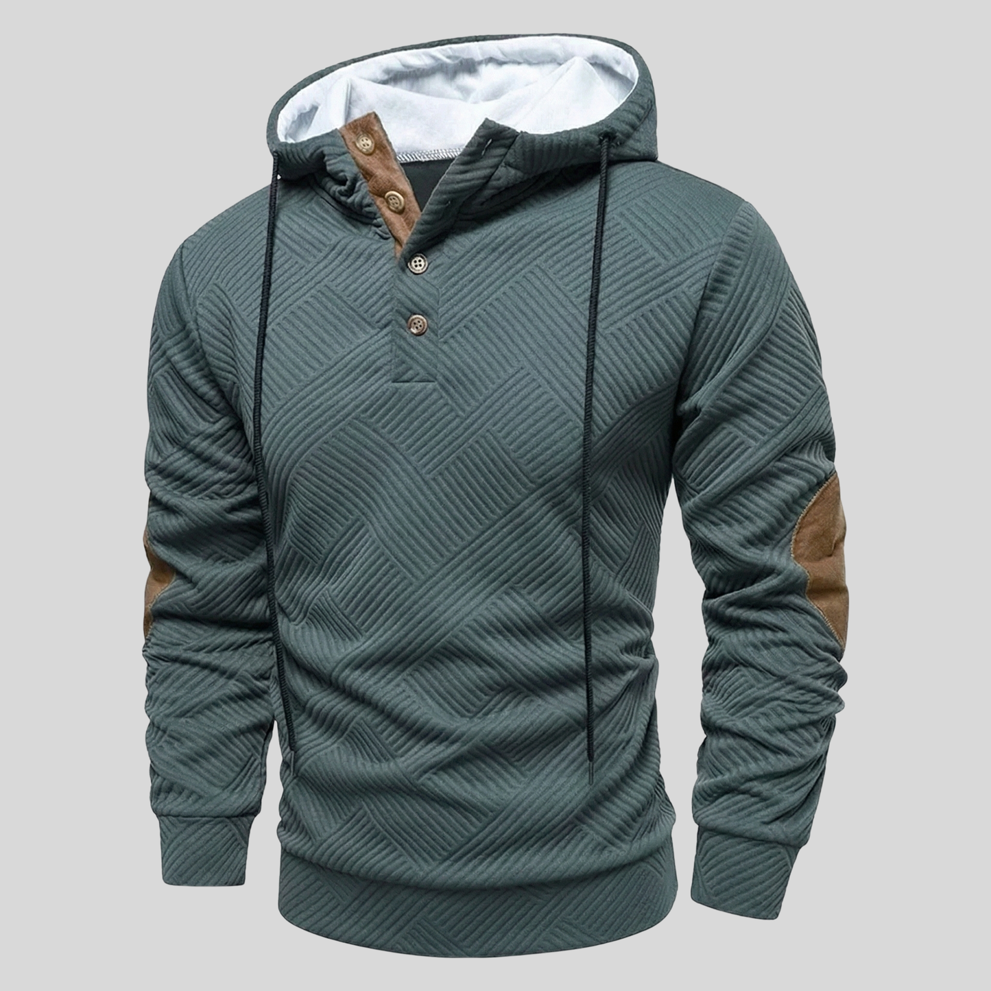 Lugo Textured Hooded Sweater