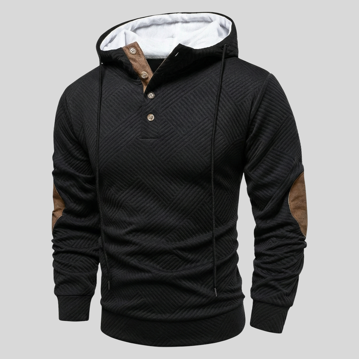 Lugo Textured Hooded Sweater