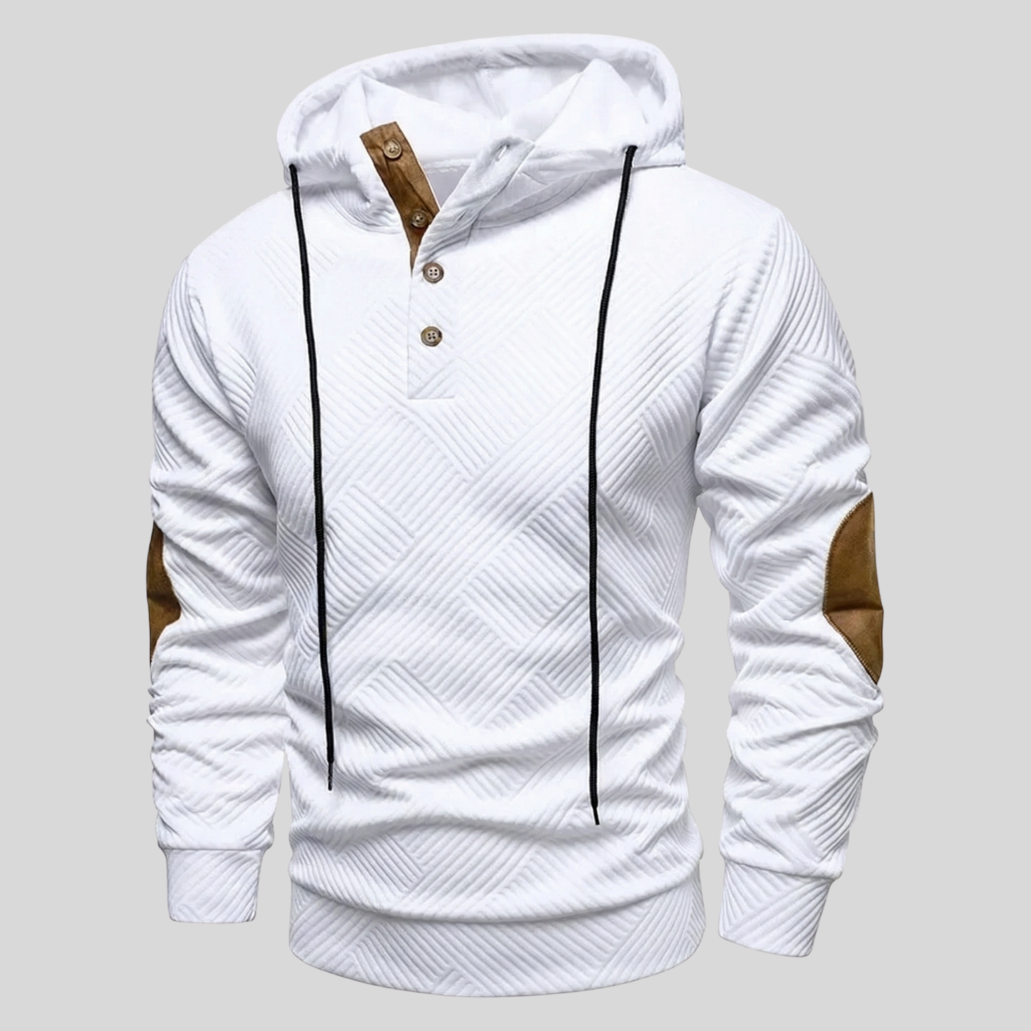 Lugo Textured Hooded Sweater