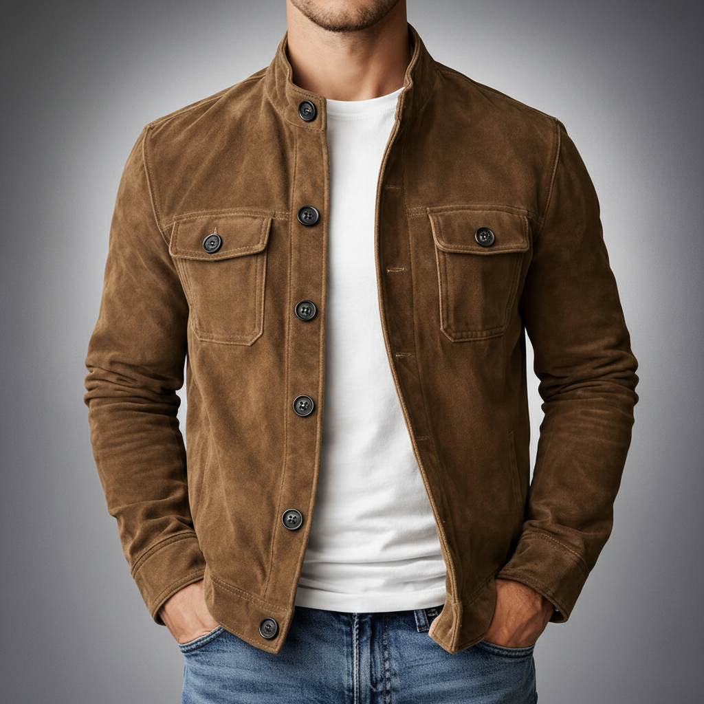 Porter Suede Utility Jacket