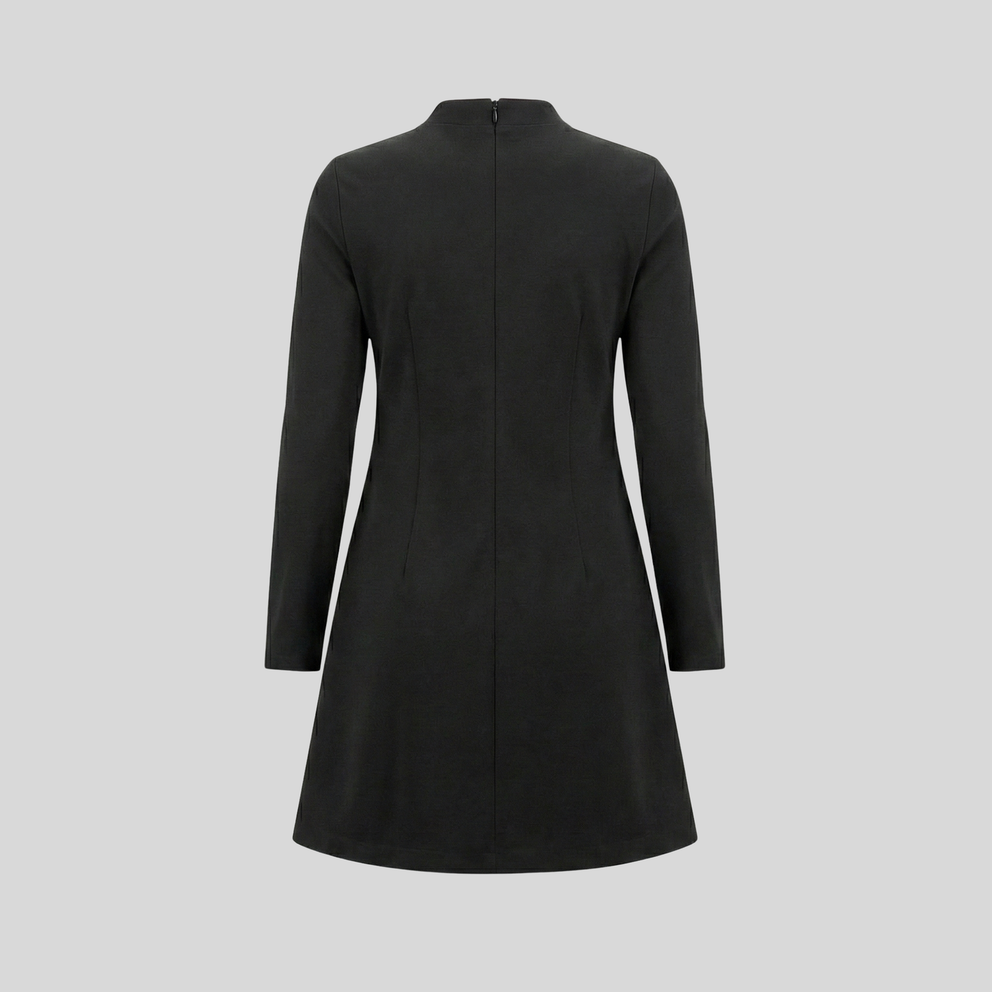 Elegant Pleated Detail Mini Dress