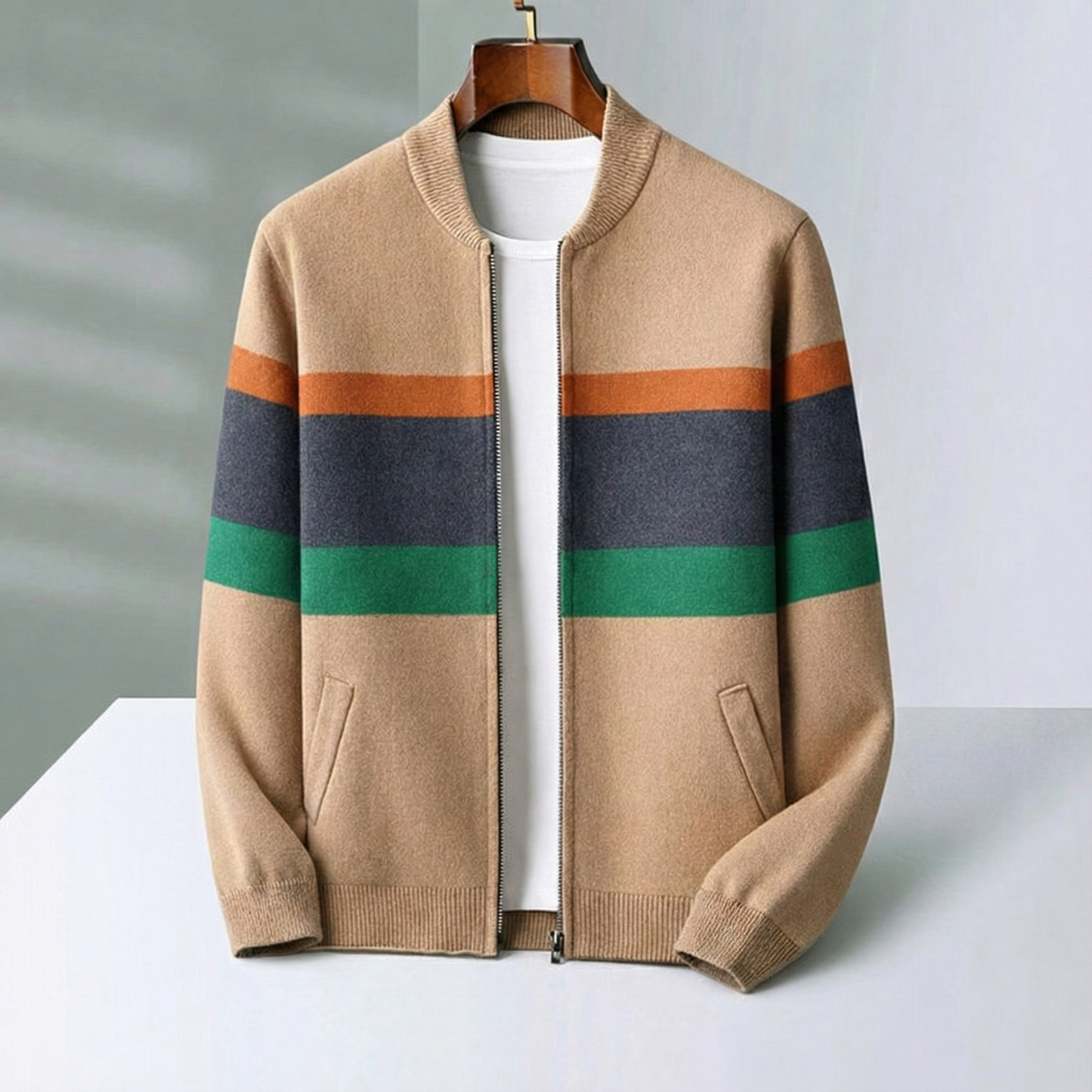 Mason Cashmere Zip Up Jacket