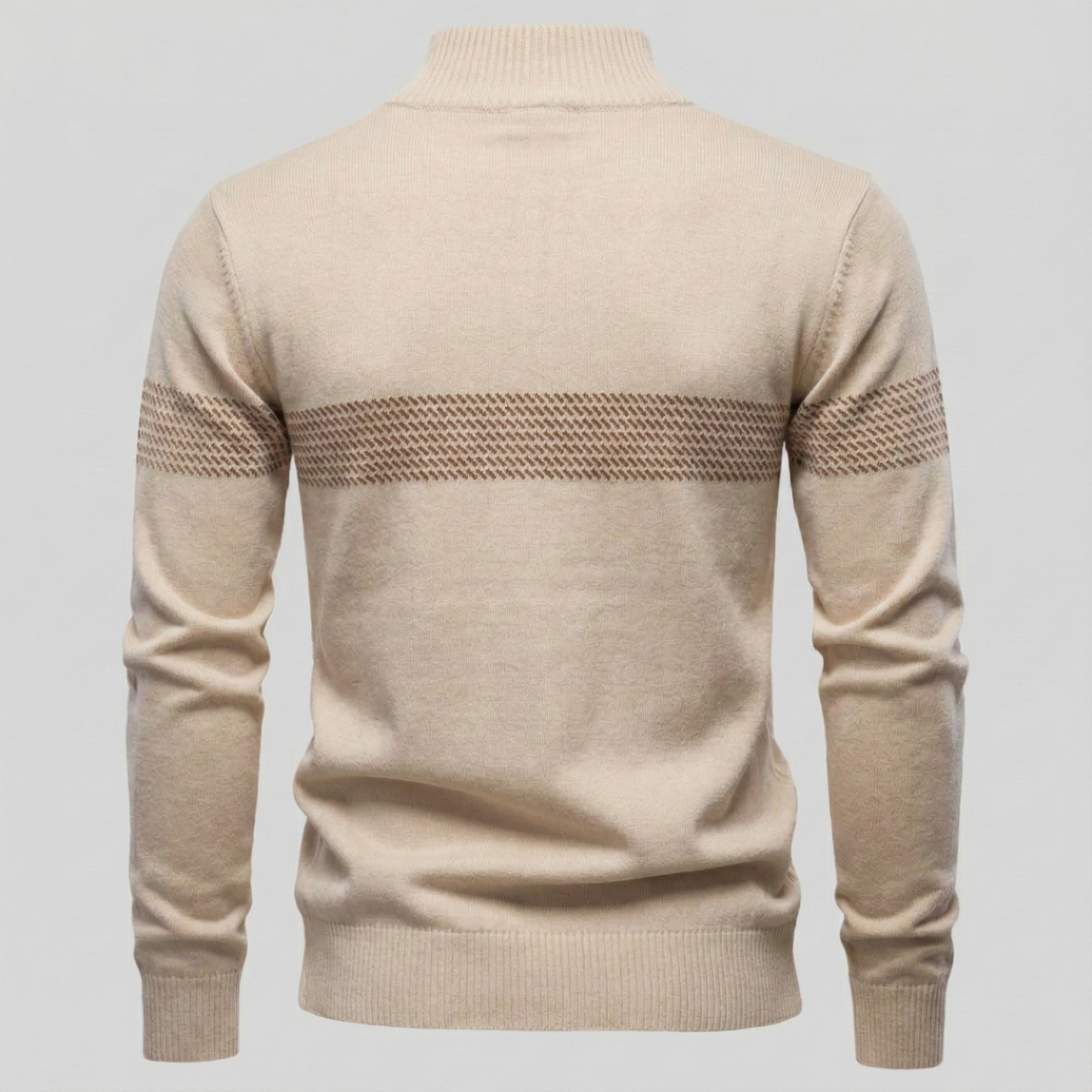 Fabio Quarter Zip Knit Sweater