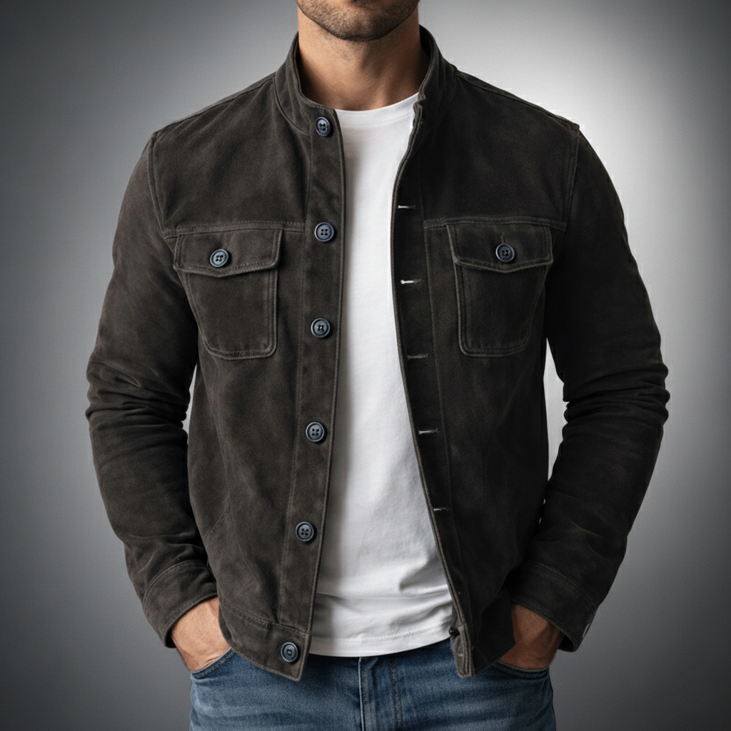 Porter Suede Utility Jacket