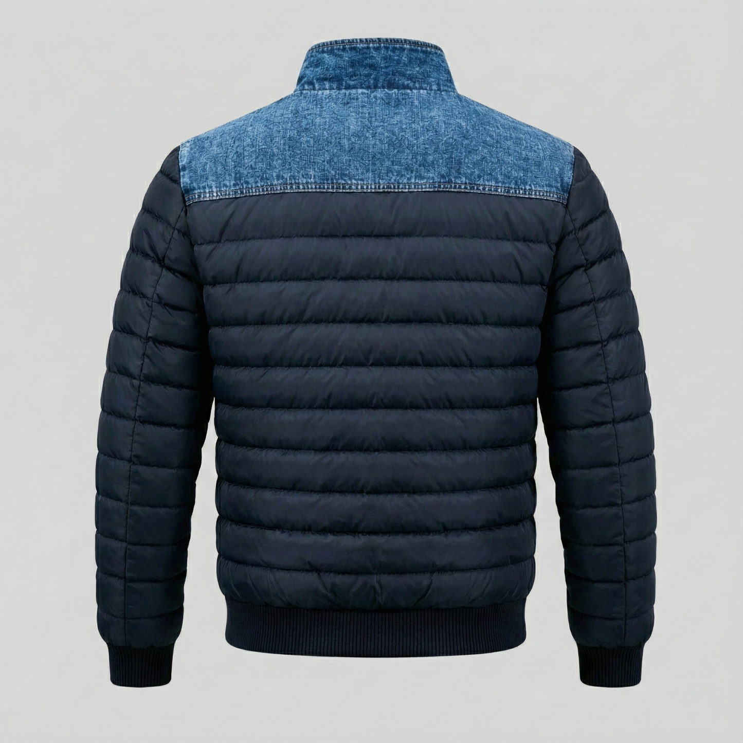 Ciedera Denim Hybrid Puffer Jacket