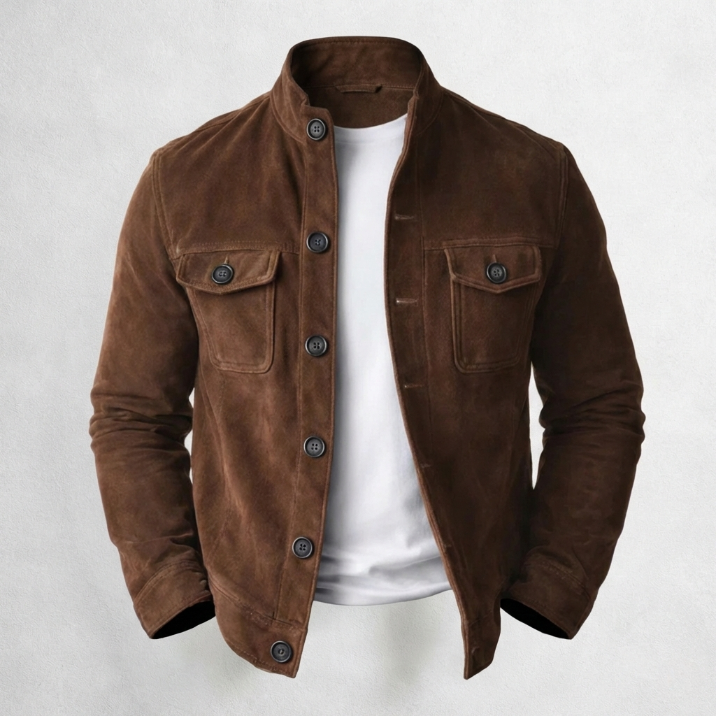 Porter Suede Utility Jacket