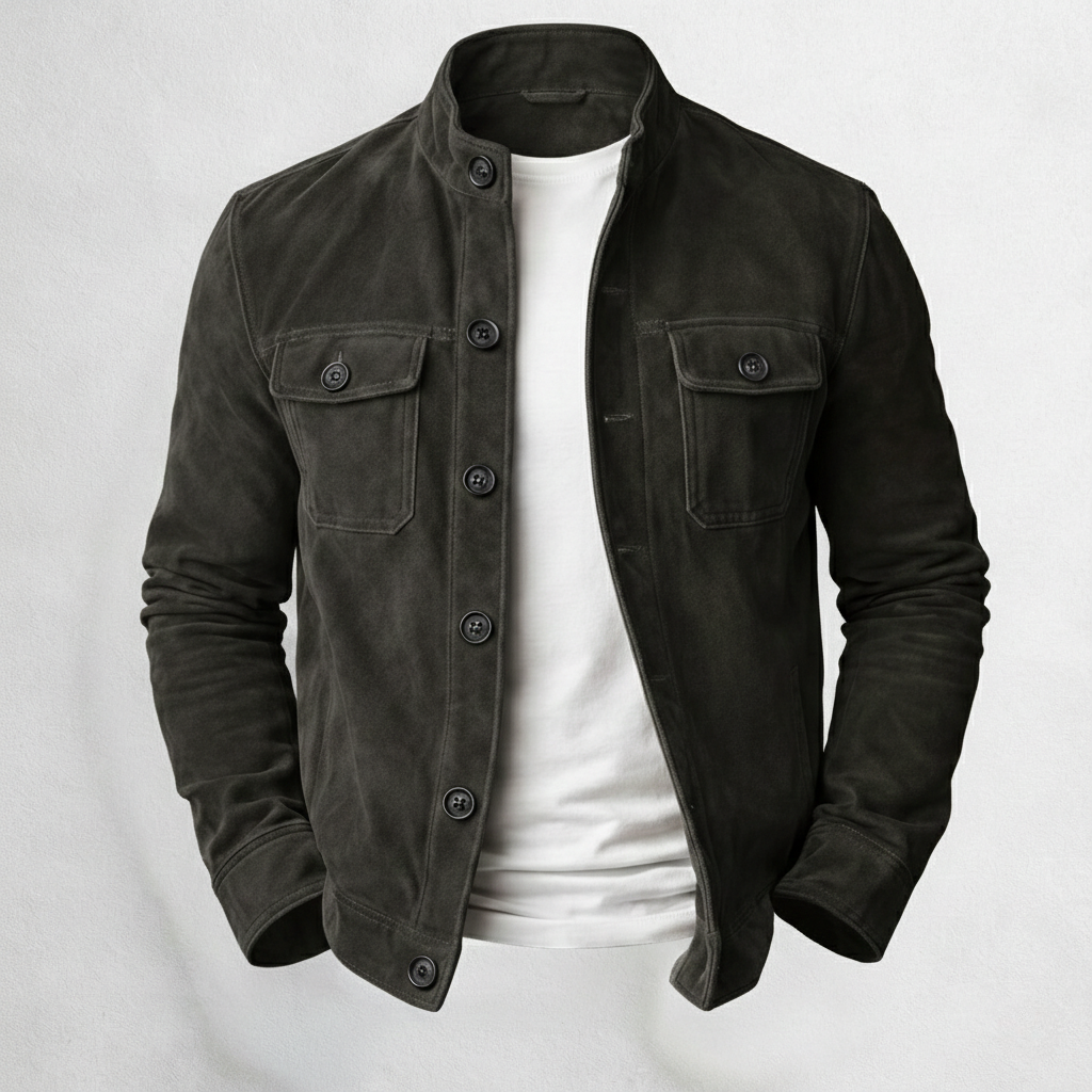 Porter Suede Utility Jacket