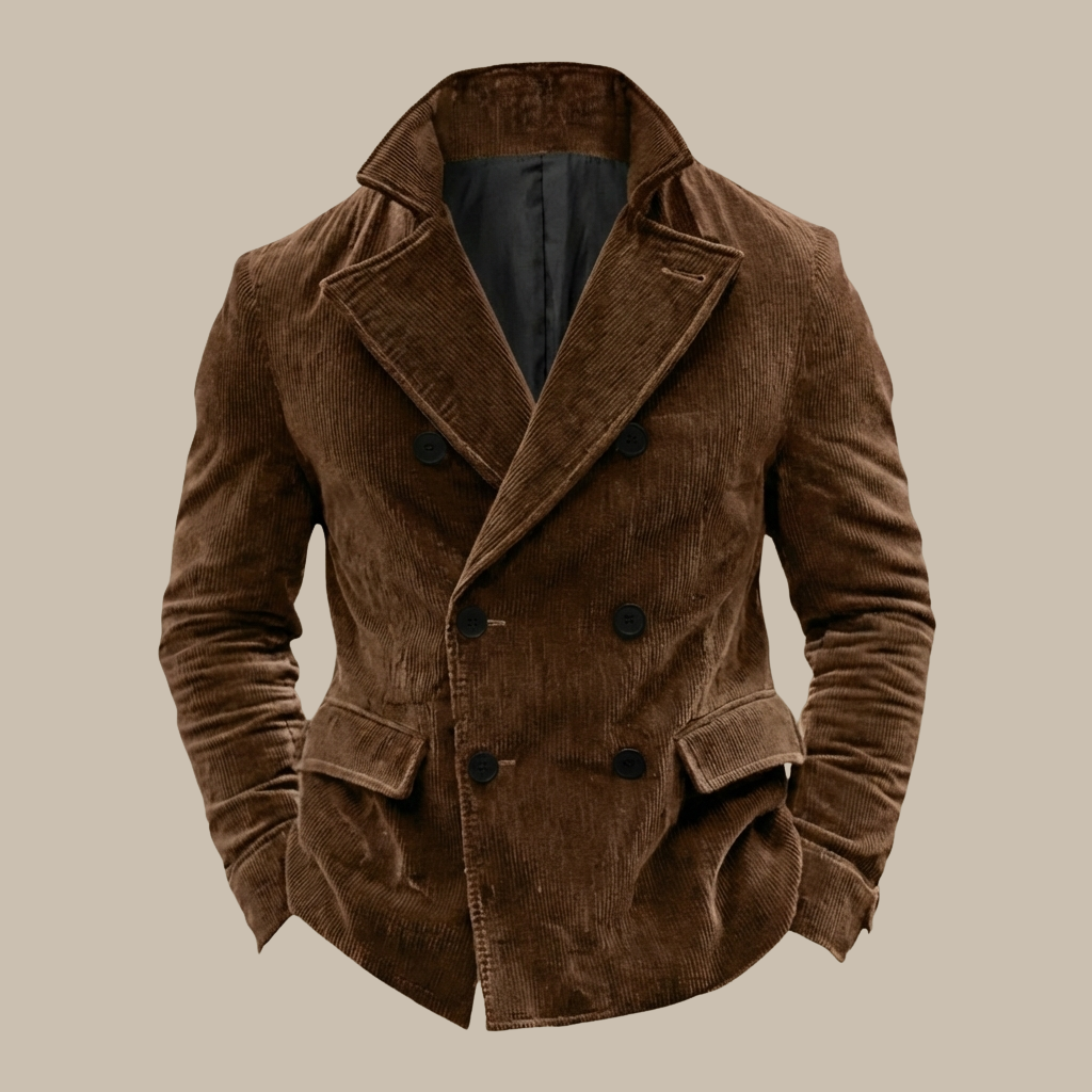 Oakmont Corduroy Double-Breasted Jacket