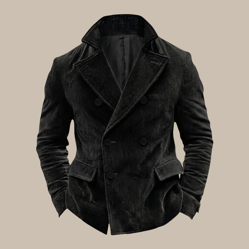 Oakmont Corduroy Double-Breasted Jacket
