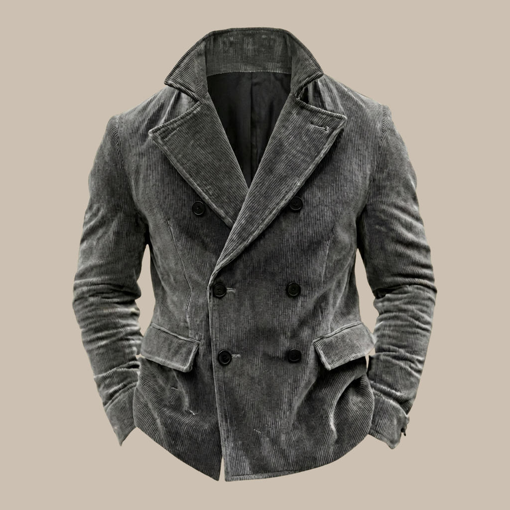 Oakmont Corduroy Double-Breasted Jacket
