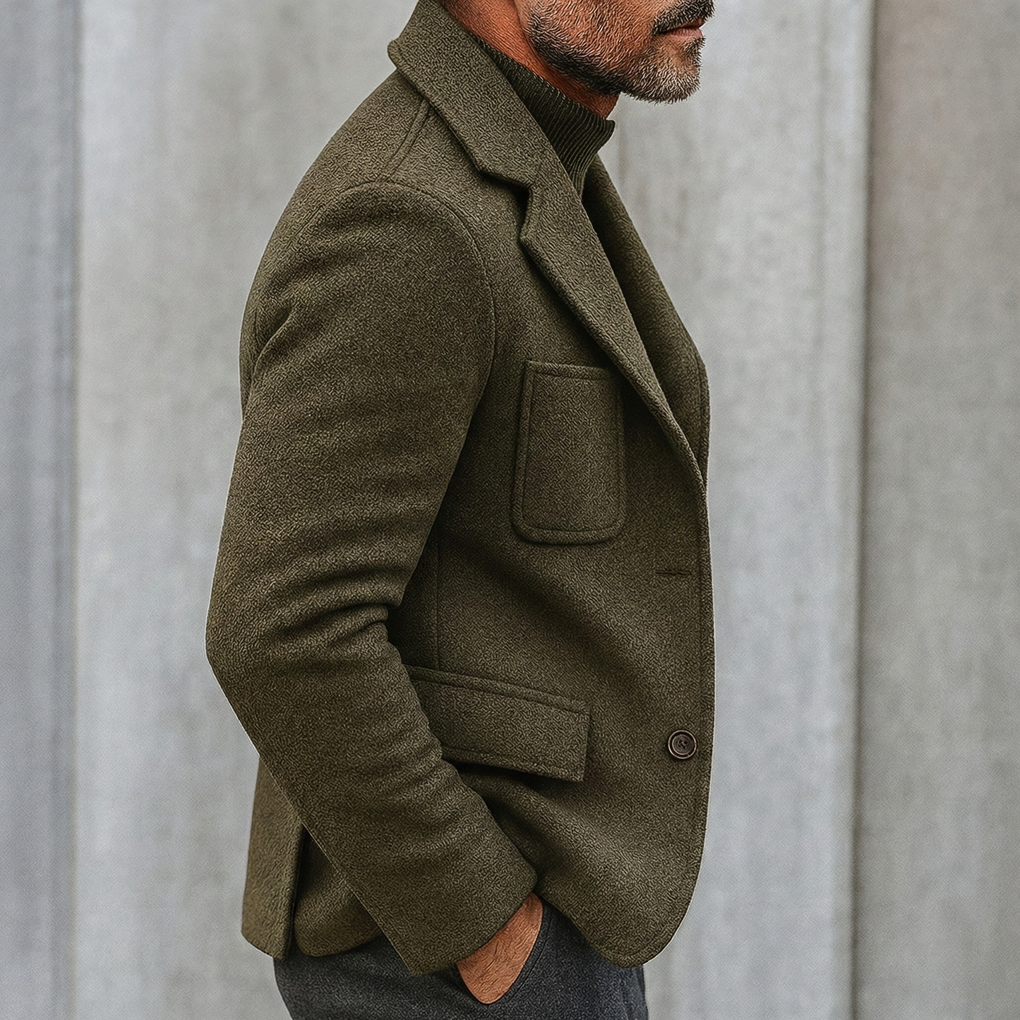 Belvoir Textured Wool Jacket