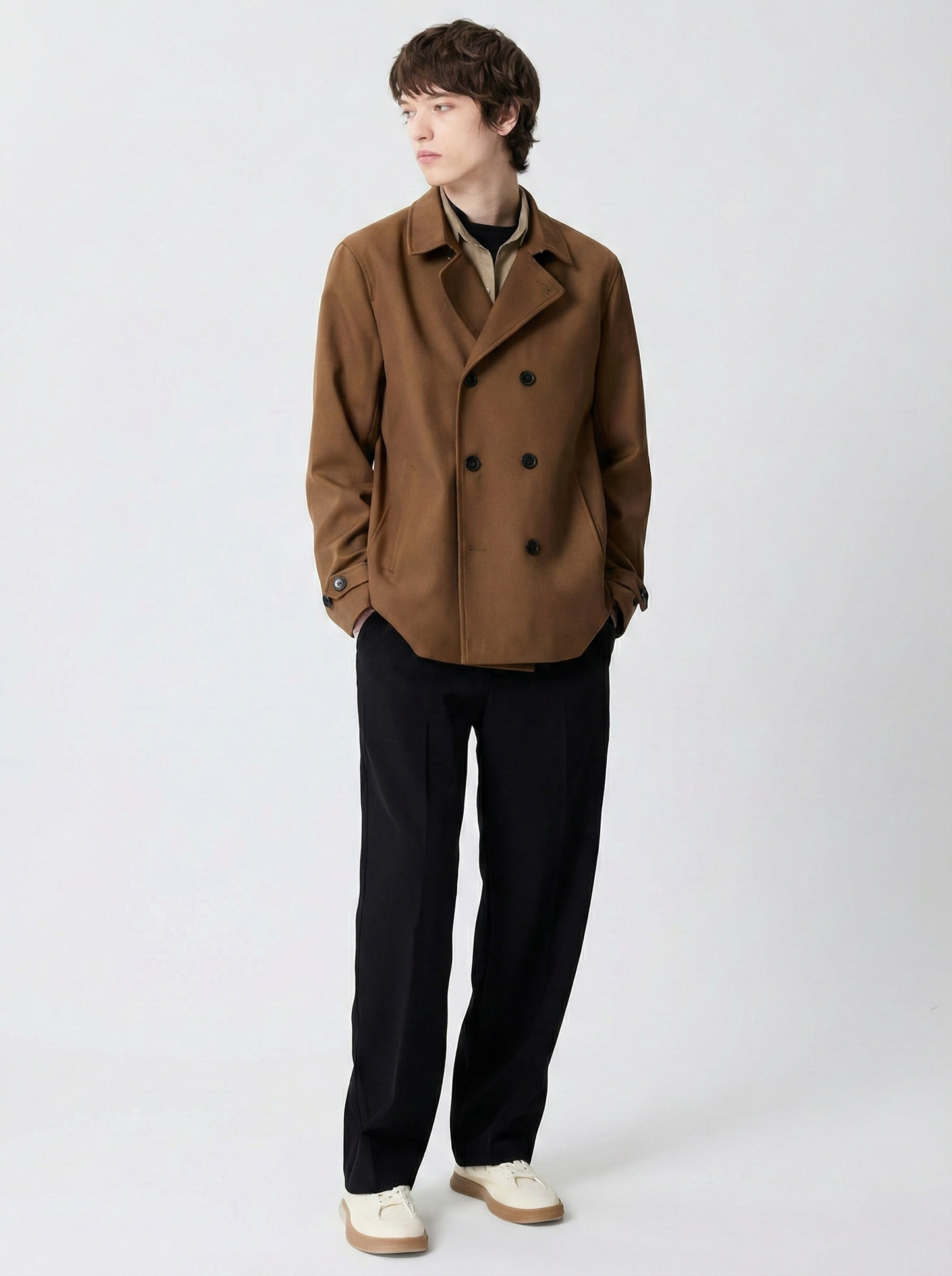 Belmont Tailored Double-Breasted Coat