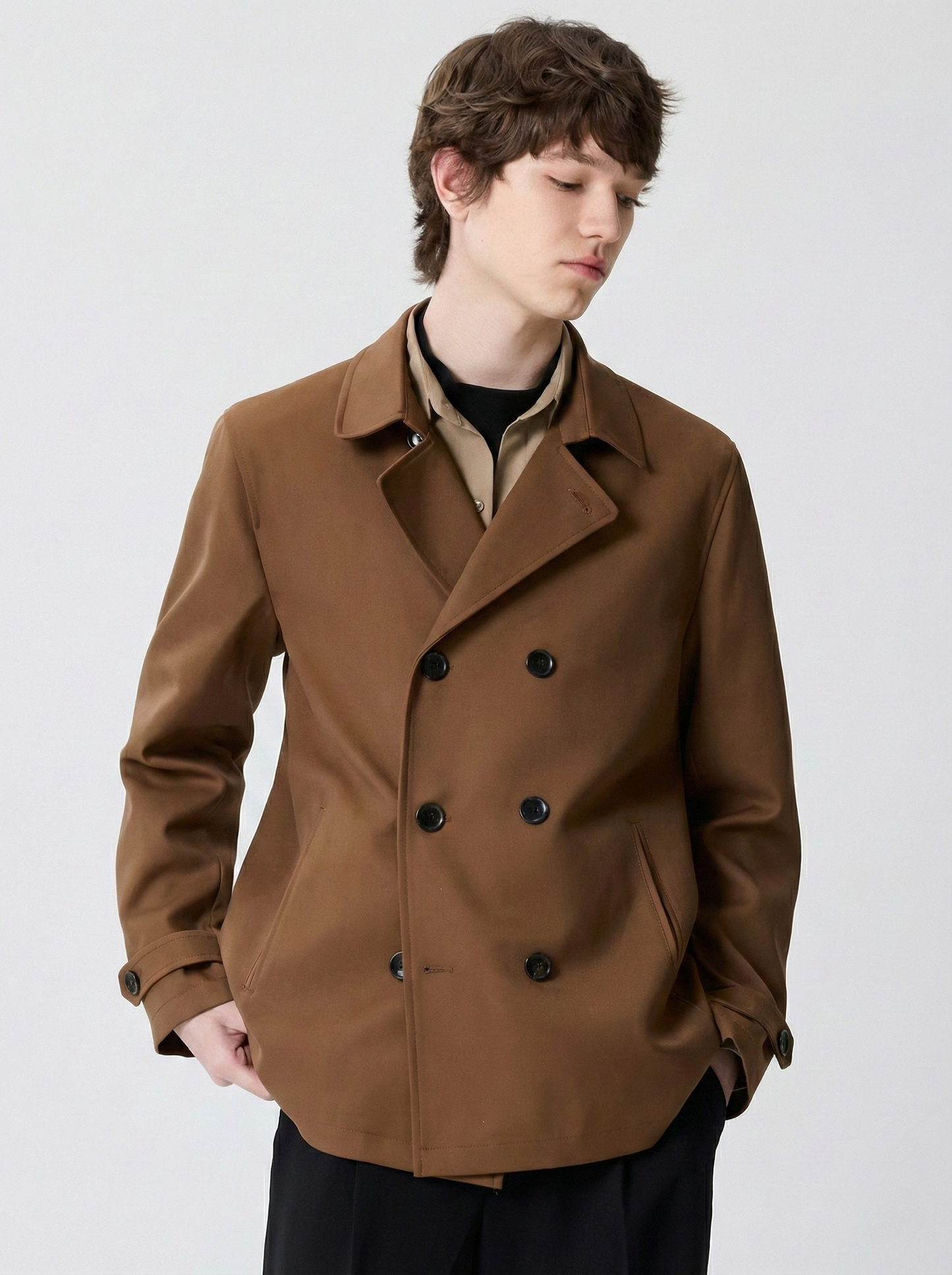 Belmont Tailored Double-Breasted Coat