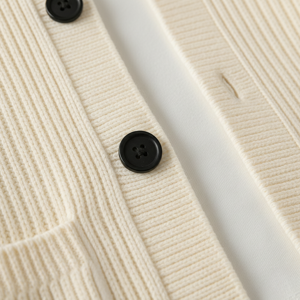 Ribbed Knit Hooded Cardigan