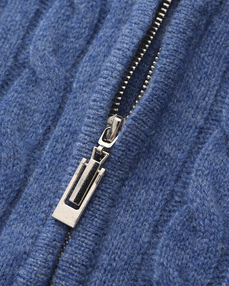 Ciedera Cashmere Woven Half Zip