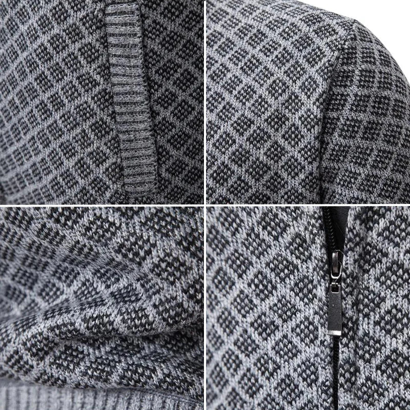 Ciedera Knitted Zip Cardigan