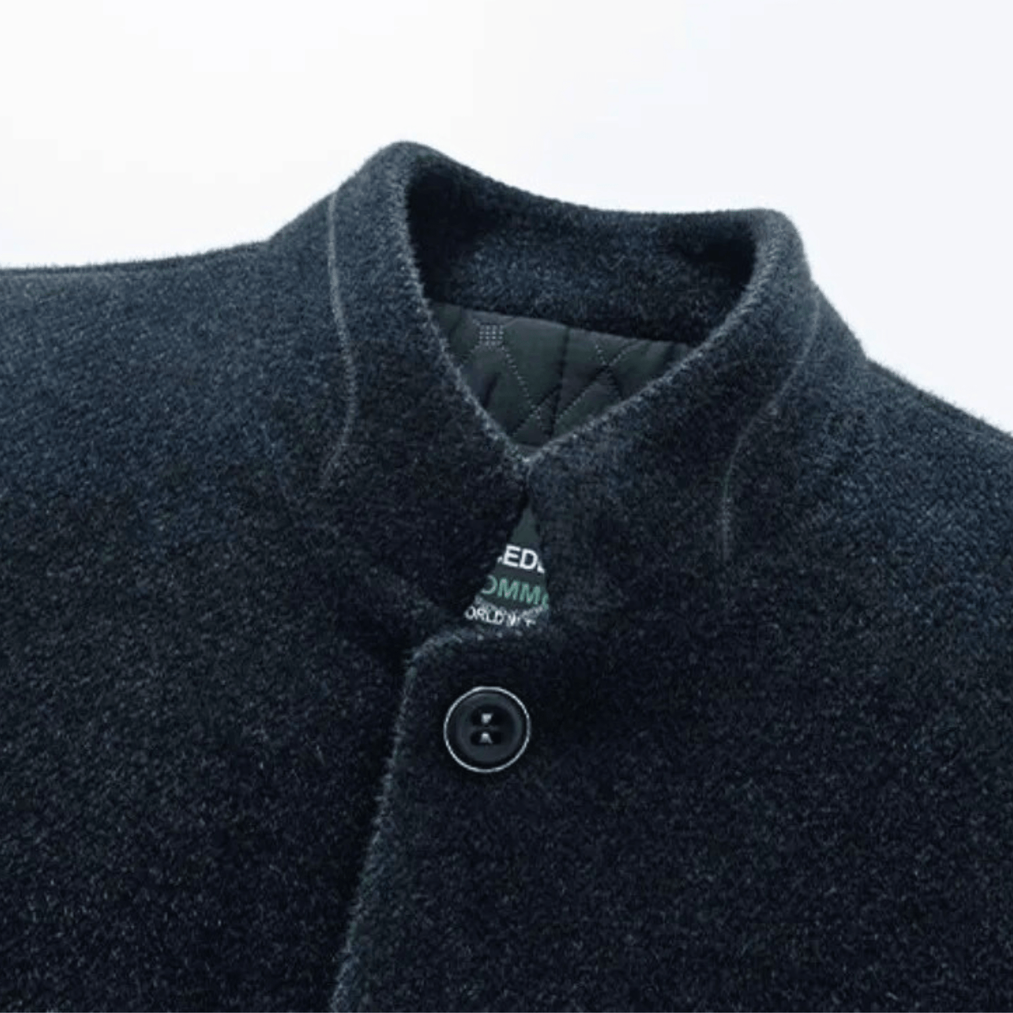 Ciedera Quilted Lined Wool Blend Jacket