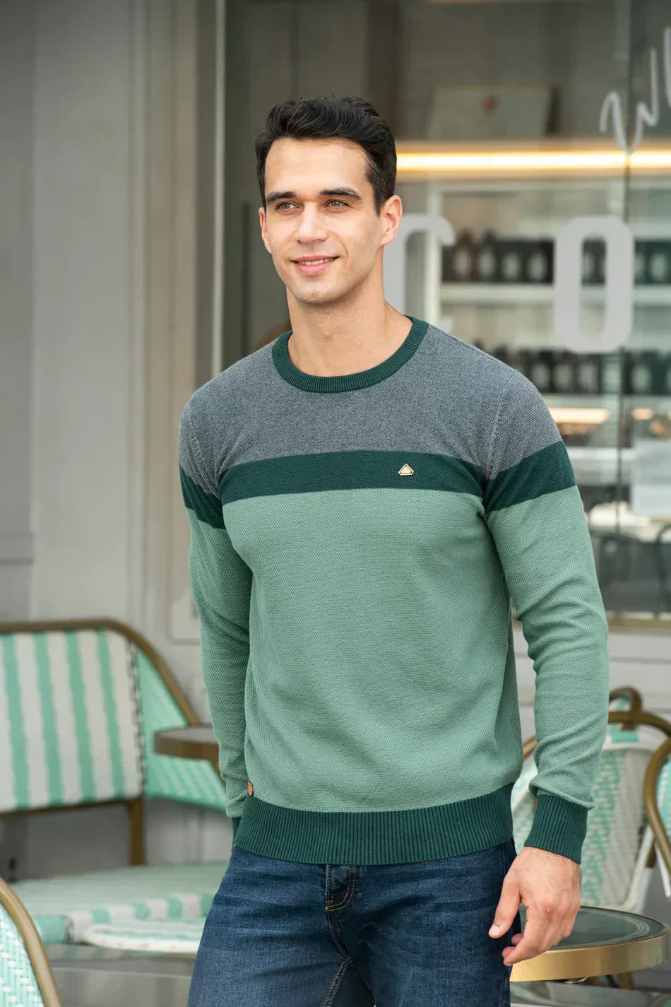 Alberto Crew Neck Sweater