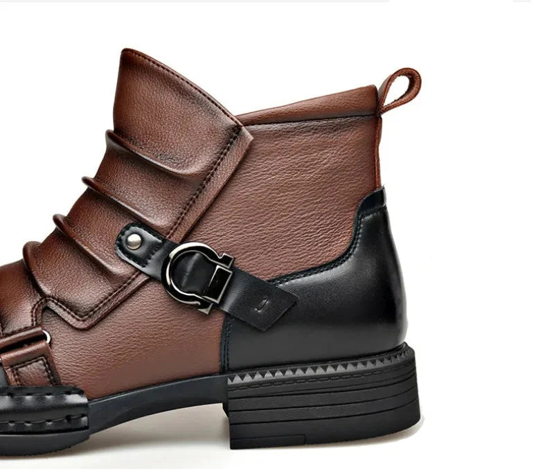 Adler Leather Ankle Boots