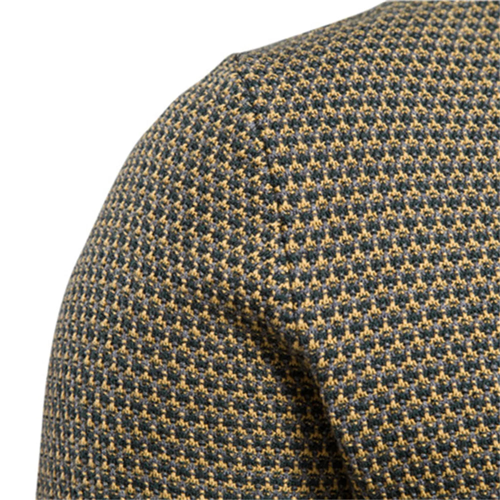 Maurizio Checkered Pattern Sweater