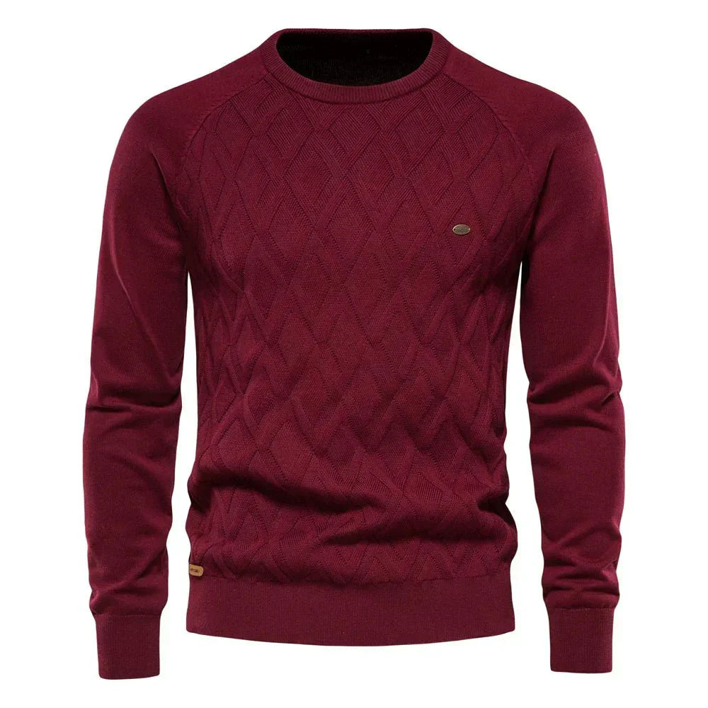 Theodor Sweater With Diamond Pattern
