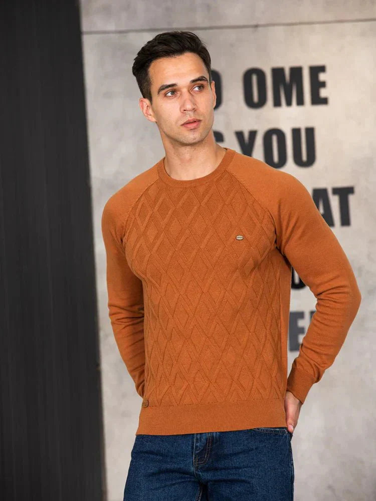 Theodor Sweater With Diamond Pattern