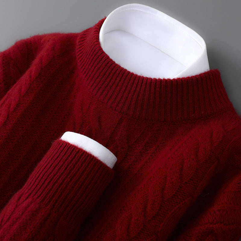 Spence Cashmere Cable Knit Sweater