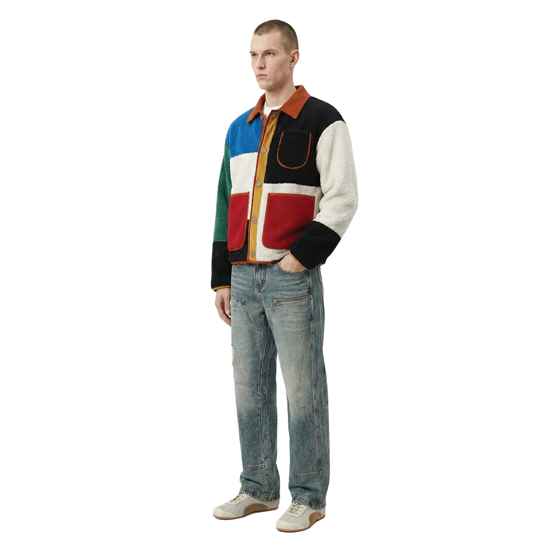 Savoni Color-Block Fleece Jacket