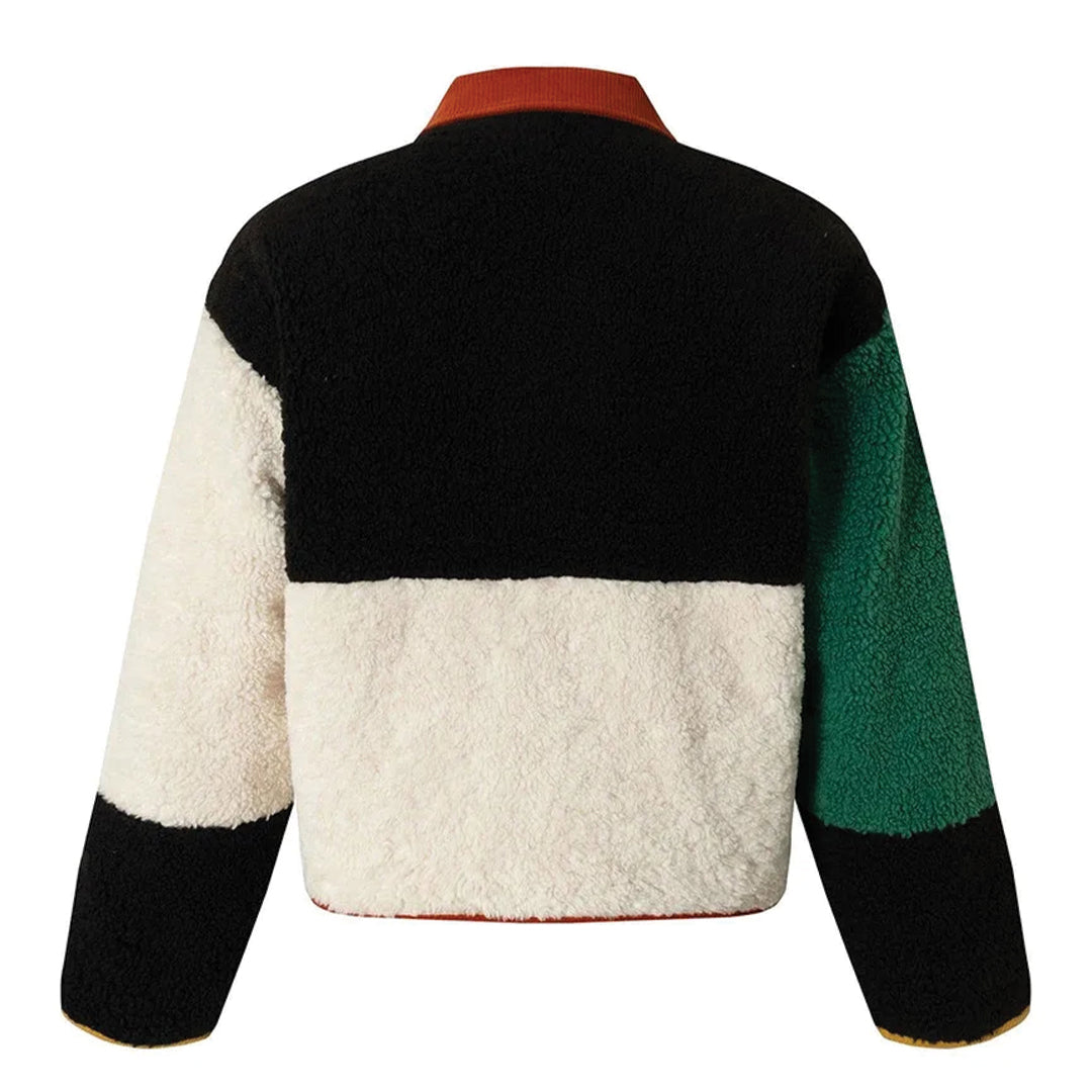 Savoni Color-Block Fleece Jacket