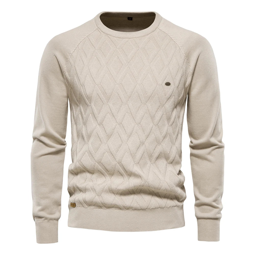 Theodor Sweater With Diamond Pattern