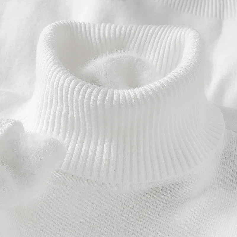 Classic Ribbed Turtleneck Sweater